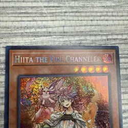 MP24-EN094 Hiita the Fire Channeler Prismatic Secret Rare 1st YuGiOh - Image 3