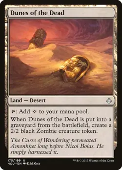 Dunes of the Dead 1x FOIL HOU MTG Hour of Devastation Uncommon MINT land - Image 1