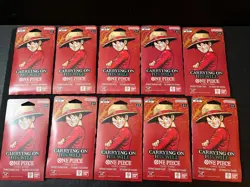 One Piece Carrying On His Will OP-13 English 10 Sleeved Blister Booster Packs - Image 1