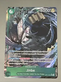 Jinbe (Alt Art) OP11-031 SR One Piece Tcg A Fist Of Divine Speed - Image 1