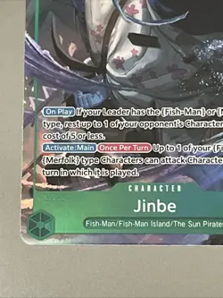 Jinbe (Alt Art) OP11-031 SR One Piece Tcg A Fist Of Divine Speed - Image 5