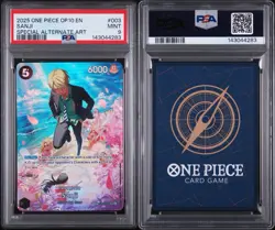 Sanji SP Alt Art - OP10 - One Piece TCG - PSA 9 English - Image 3