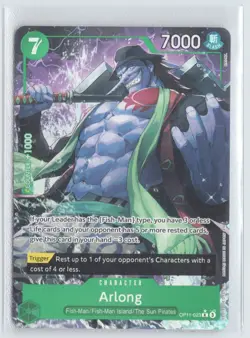 Arlong (Alternate Art) OP11-023 Rare A Fist of Divine Speed One Piece Near Mint - Image 1