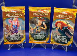 Disney Lorcana Wilds Unknown Booster Pack 3 Pack Lot Factory Sealed TCG - Image 1