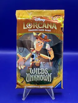 Disney Lorcana Wilds Unknown Booster Pack 3 Pack Lot Factory Sealed TCG - Image 2