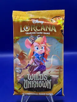 Disney Lorcana Wilds Unknown Booster Pack 3 Pack Lot Factory Sealed TCG - Image 5