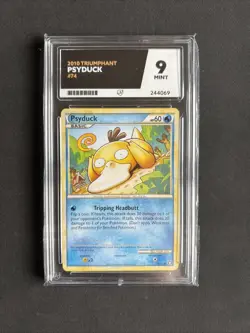 Pokemon TCG Psyduck Triumphant 74/102 Regular Non Holo ACE GRADING MINT 9 - Image 1