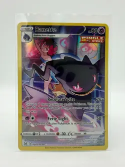 Banette - TG07/TG30 - Pokemon Lost Origins Trainer Gallery Holo Rare Card NM - Image 1