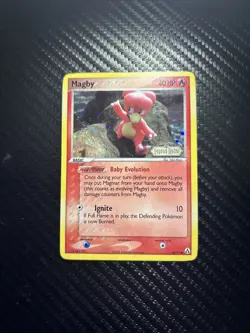 2006 Pokemon Legend Maker #50 Magby Reverse Holo NM Rare Fire Card - Image 1