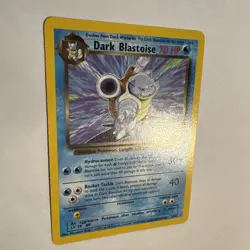 Pokemon TCG Dark Blastoise 20/82 Rare Non-Holo Card WOTC 2000 Vintage - Image 3