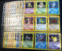 Complete Team Rocket Set 83/82 Vintage Pokemon Cards HOLO Master WOTC Charizard - Image 1