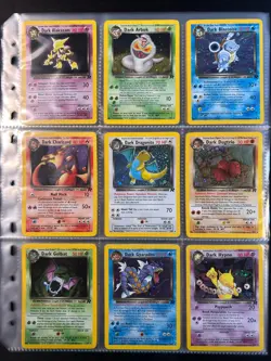 Complete Team Rocket Set 83/82 Vintage Pokemon Cards HOLO Master WOTC Charizard - Image 2