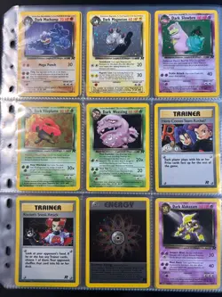 Complete Team Rocket Set 83/82 Vintage Pokemon Cards HOLO Master WOTC Charizard - Image 4