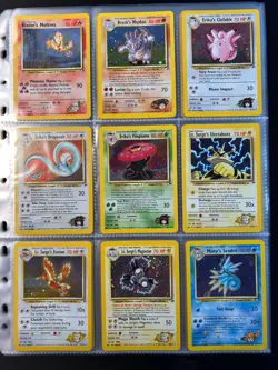 Complete Gym Heroes Set 132/132 Vintage Pokemon Cards HOLO 2000 Unlimited - Image 2