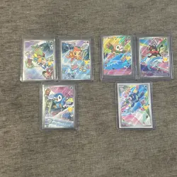 Pokemon Card Lot (6) Mega Evolution First Partner Promos 040-045 NM Newly Opened - Image 1