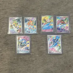 Pokemon Card Lot (6) Mega Evolution First Partner Promos 040-045 NM Newly Opened - Image 2
