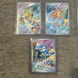 Pokemon Card Lot (6) Mega Evolution First Partner Promos 040-045 NM Newly Opened - Image 3
