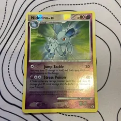 Nidorina 73/111 Reverse Holo Rising Rivals Pokemon Card - Image 1
