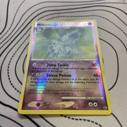 Nidorina 73/111 Reverse Holo Rising Rivals Pokemon Card - Image 2
