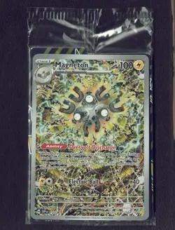 Pokemon TCG Magneton 159 Black Star Promo Card Surging Sparks SEALED - Image 1