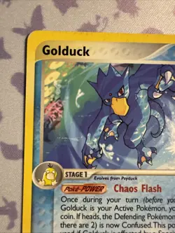 Golduck 17/100 EX Sandstorm Non-Holo Rare Pokemon Card TCG - Image 2