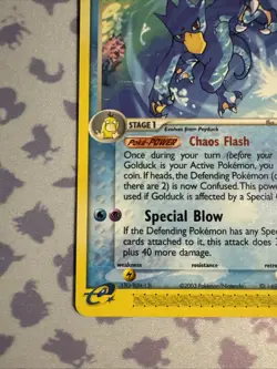 Golduck 17/100 EX Sandstorm Non-Holo Rare Pokemon Card TCG - Image 4