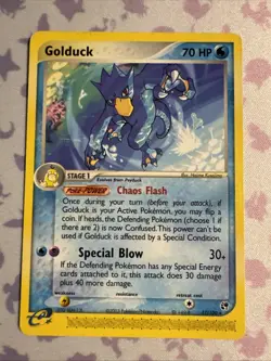 Golduck 17/100 EX Sandstorm Non-Holo Rare Pokemon Card TCG - Image 5