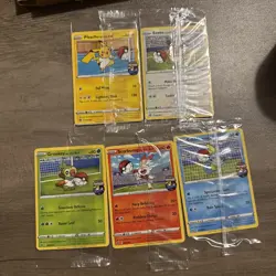 Pokemon Futsal On The Ball Full Set of Football Promo Cards Sealed New mint 🔥 - Image 1