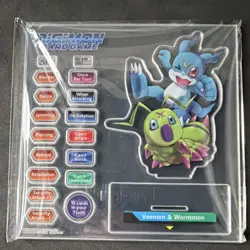 Bandai Digimon Card Game Veemon & Wormmon Gaming Counters Accessory Multicolor - Image 1