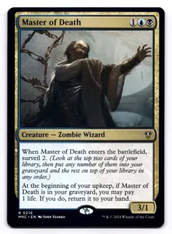 Master of Death NM Commander: Murders at Karlov Manor 0216 MTG Regular - Image 1