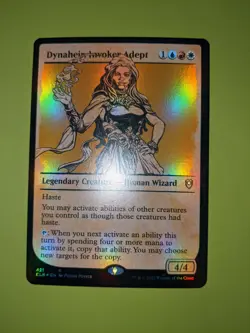 FOIL SHOWCASE Dynaheir, Invoker Adept x1 Commander Baldur's Gate 1x MTG - Image 1