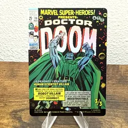 Doctor Doom (Borderless) Marvel Super Heroes Foil - Image 1