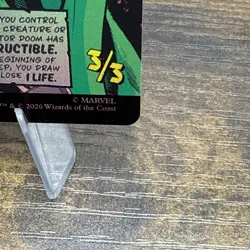 Doctor Doom (Borderless) Marvel Super Heroes Foil - Image 4