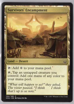 1x Survivors' Encampment - Hour of Devastation - Near Mint - Image 1