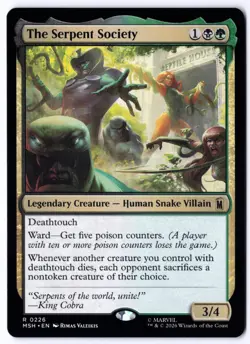The Serpent Society MSH 226 Magic: The Gathering R NM - Image 1