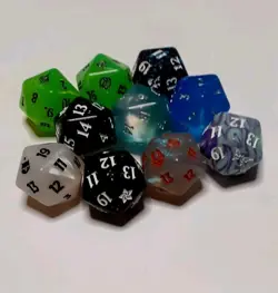 MTG Oversized D20 Spindown Bundle Dice Lot Avatar TMNT Final Fantasy Duskmourn - Image 3