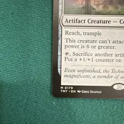MTG Technodrome 0179 English (Teenage Mutant Ninja Turtles) Artifact Creature - Image 3