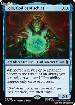 (Preorder) Loki, God of Mischief EN [MSH - 65] - NM TCG MTG - Image 1