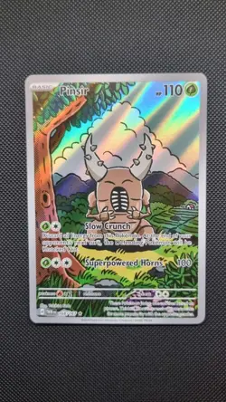Pokemon TCG Pinsir Illustration Rare Card Twilight Masquerade 168/167 Mint/NM - Image 1