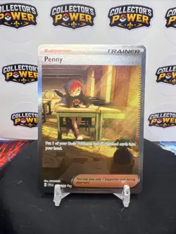 Pokemon TCG Penny 252/198 Special Illustration Rare S&V Base NM English - Image 1