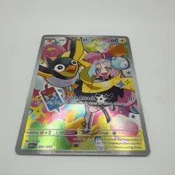 Pokemon TCG Iono's Wattrel 231/217 ASC Holo Illustration Rare Full Art Eng - Image 2