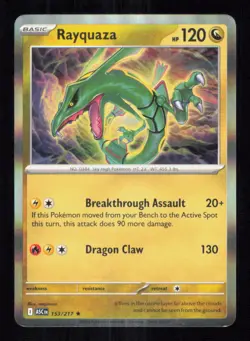 Rayquaza 153/217 Holo Ascended Heroes Pokemon Near Mint - Image 1