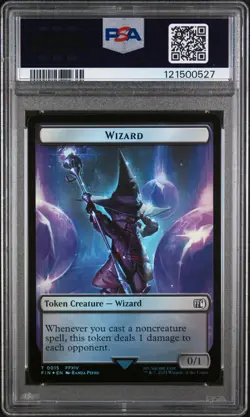 2025 MTG FINAL FANTASY TOKENS FOIL BIRD-0017/WIZARD-0015 PSA 10 - Image 2