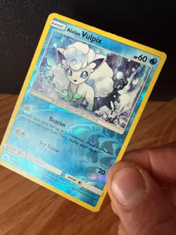 Alolan Vulpix Reverse Holo SM - Guardians Rising 21/145 HP Pokemon TCG - Image 3