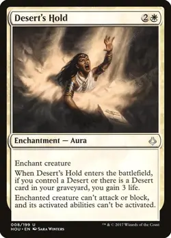 Desert's Hold 2x FOIL HOU MTG Hour of Devastation Uncommon MINT white - Image 1