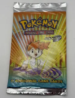 1st Edition Gym Heroes Booster Pack - Misty Artwork - Sealed - Vintage Pokemon 742818062121 - Image 1