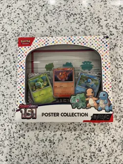 Pokemon TCG Scarlet & Violet 151 Poster Collection Brand New Factory Sealed - Image 1