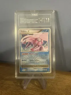 2008 POKEMON BLACK STAR PROMO D&P SPRING COLL. TINS #DP18 PALKIA LV.X TAG 7.5 - Image 1