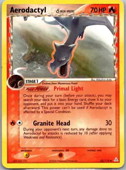 Pokemon TCG Aerodactyl (Delta Species) Uncommon Holon Phantoms 35/110 MP - Image 1