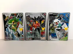 Pokemon TCG First Partner Illustration Collection Series 2 Unova GEN 5 Set NM! - Image 1